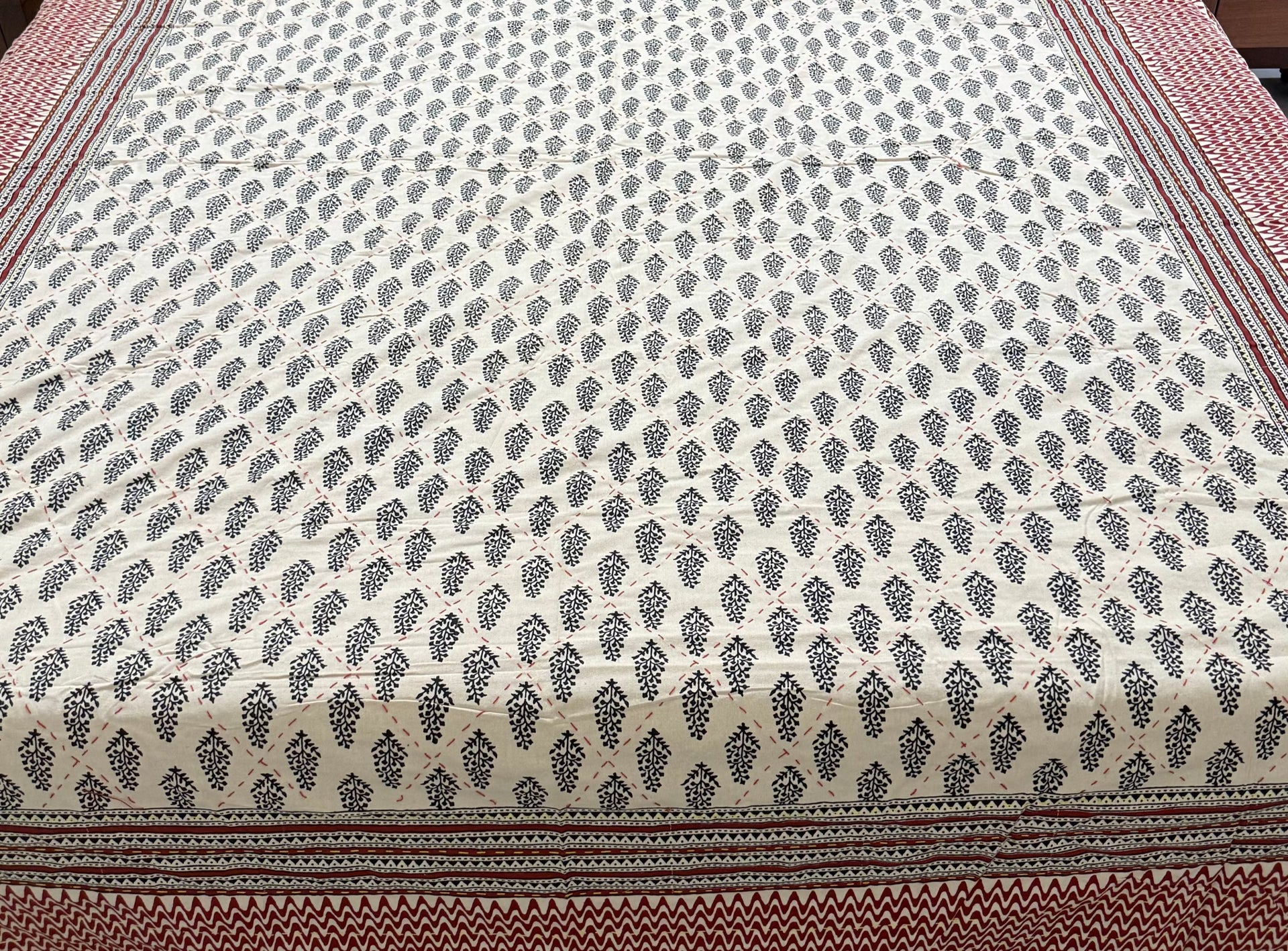 Handstitched Kantha Bed Covers – Artisanal Cotton Comfort | Aavya Homes - Aavya Homes