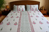Blush Kora – Minimal Cotton Bedcover in Slub Weave | Handmade in India - Aavya Homes