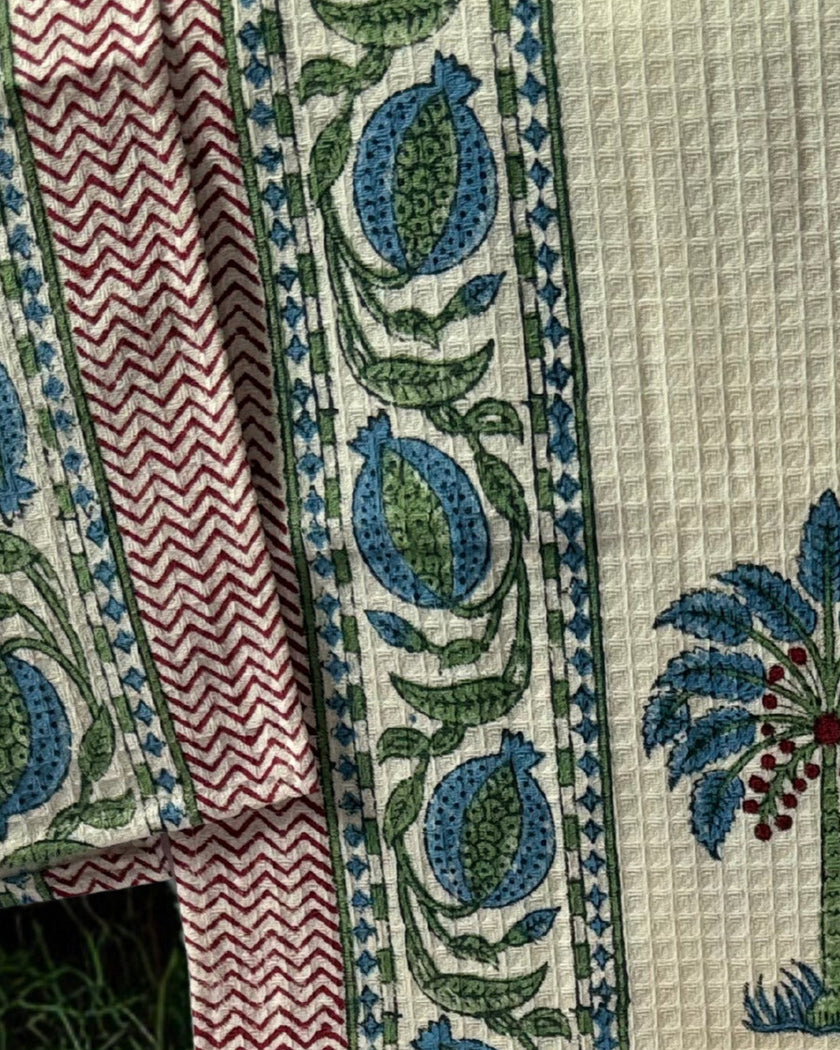 Coastal Palms Bath set| Aavya Homes - Aavya Homes