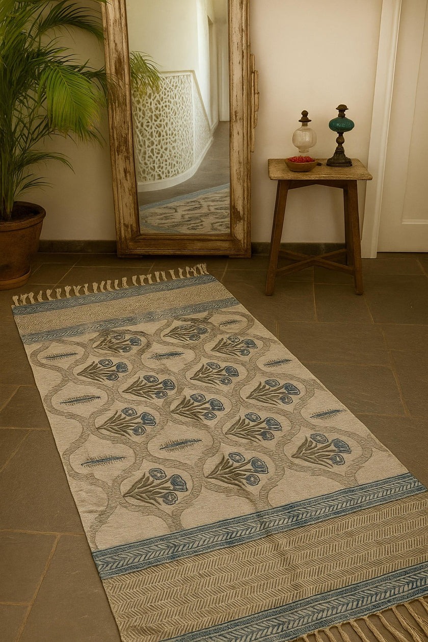 Cozy Roots Rustic Rug | Aavya Homes - Aavya Homes