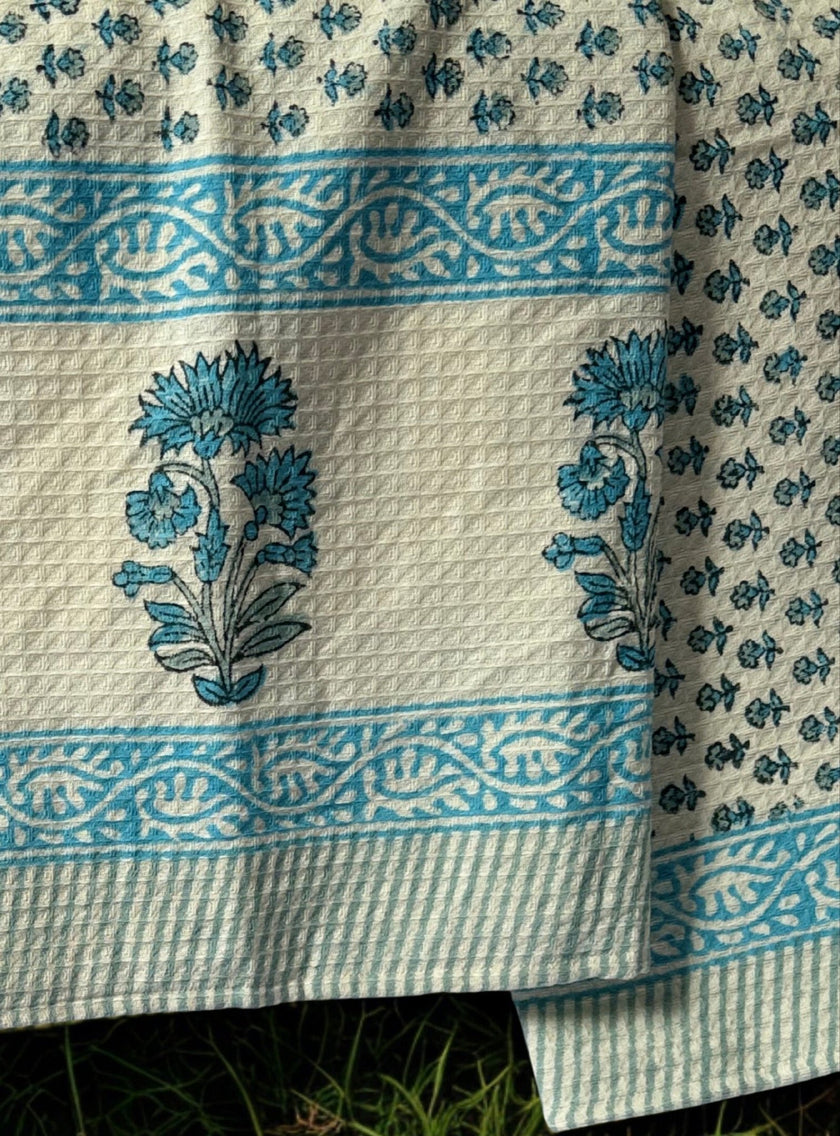 Floral Serenity Bath Set|Aavya Homes - Aavya Homes