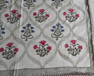 Floral Serenity Cotton Dohar – Soft Cotton, Handcrafted, Lightweight Quilt🌿🌸 (3-Layer All season Quilt) - Aavya Homes