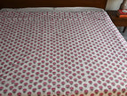Floral Serenity Cotton Dohar – Soft Cotton, Handcrafted, Lightweight Quilt🌿🌸 (3-Layer All season Quilt) - Aavya Homes