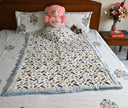 Little Astronaut Adventures 🚀✨ - Organic Cotton Baby Quilt (Newborn, 0 - 3 years) - Aavya Homes