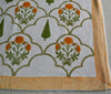 Marigold Charm – Handwoven Slub Cotton Bedcover for Warm Spaces | Aavya Homes - Aavya Homes