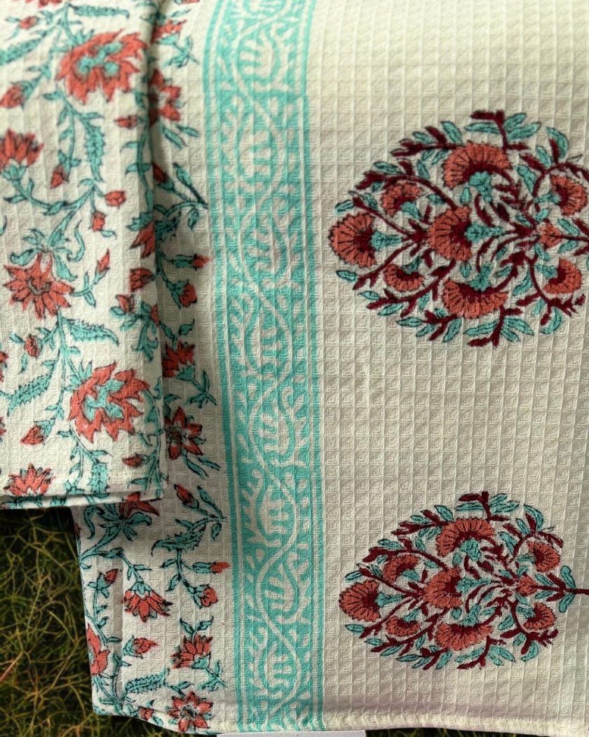Pastel bloom Bath towel set|Aavya Homes - Aavya Homes