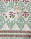 Pastel blooms | Pure Cotton bedsheet| Premium Perkale 300 tc - Aavya Homes