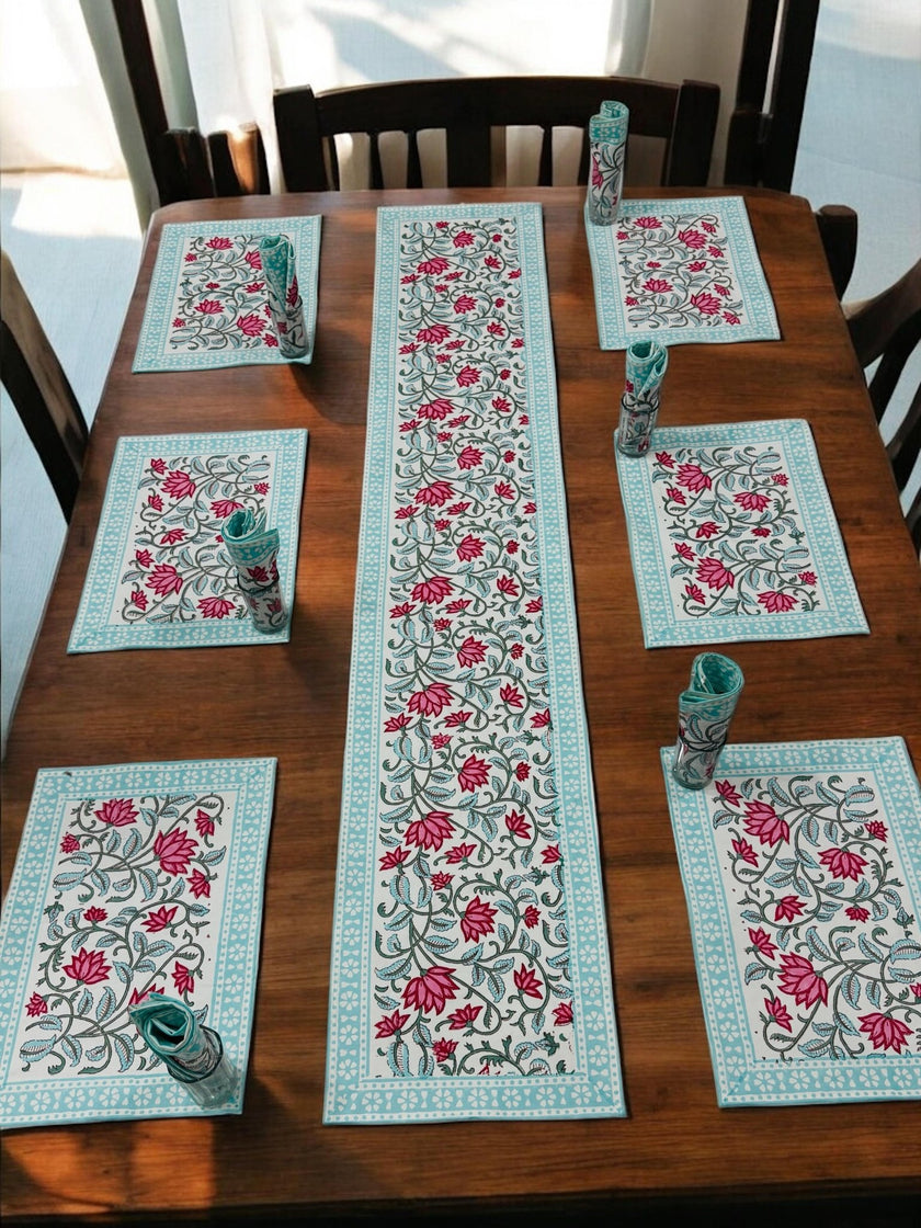 Red Curry Dining Set – Premium Dining Décor - Aavya Homes