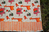 Safari Fun - hand block printed Soft Cotton Bath Towel (Quick Dry, 100% Cotton) for kids - Aavya Homes
